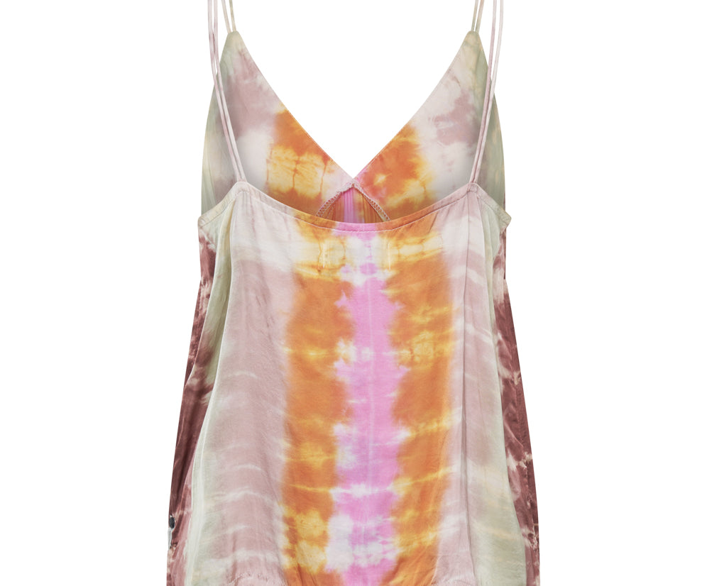 Mirage Hand Dyed Satin Cami - Multi