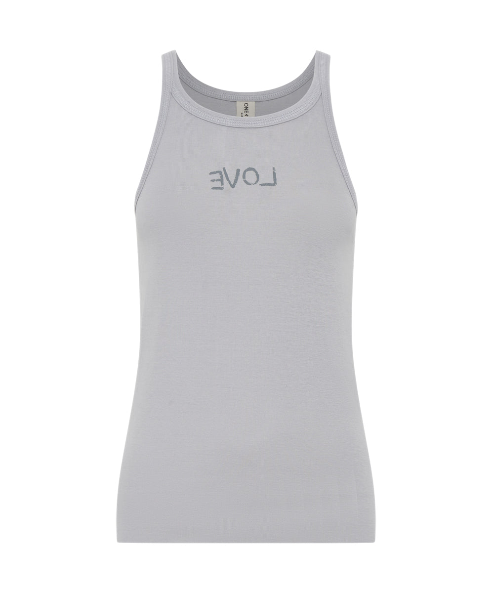 Products LOVE RIB SINGLET DOVE GREY