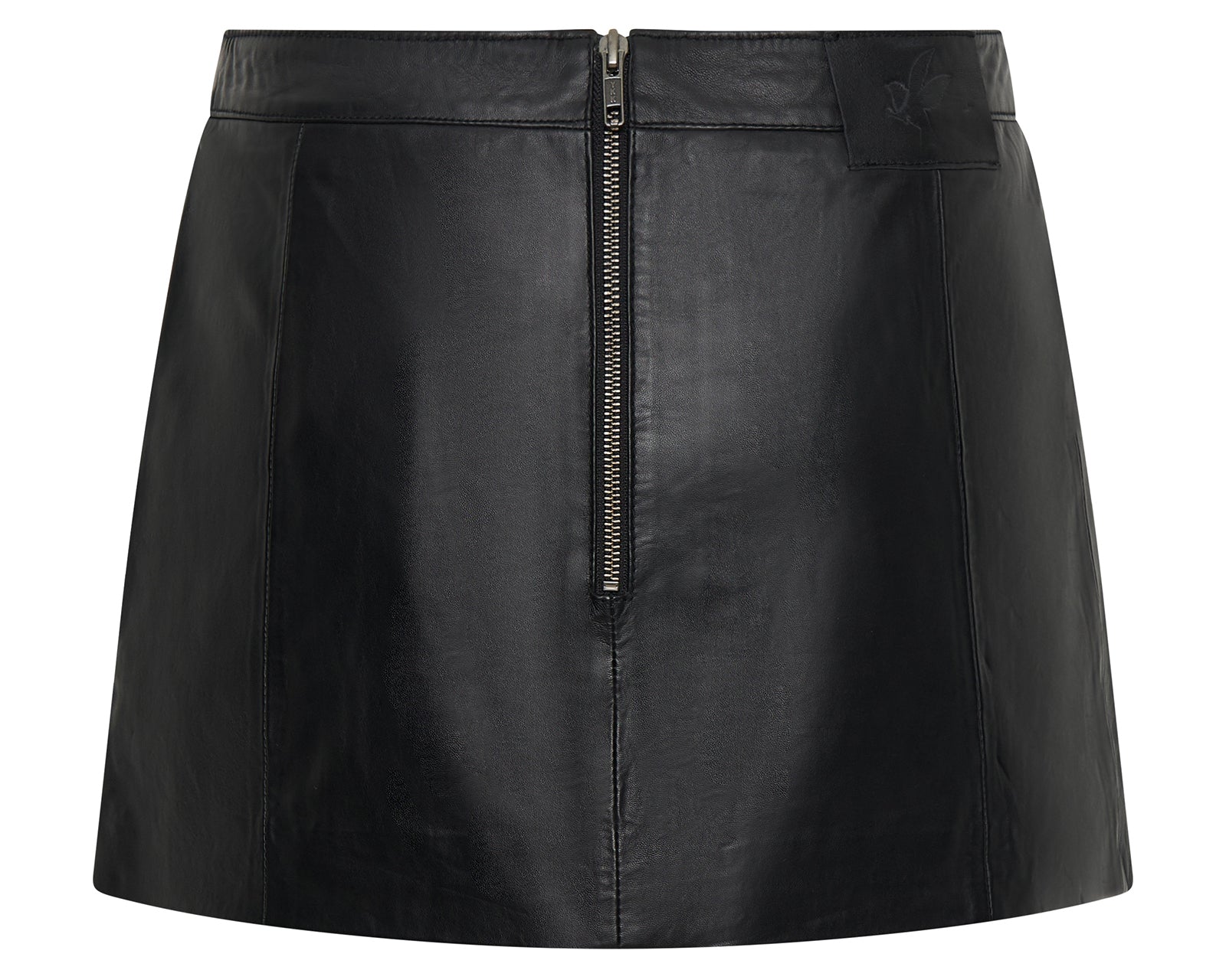 A-Line Leather Mini Skirt Black One Teaspoon - Main Image
