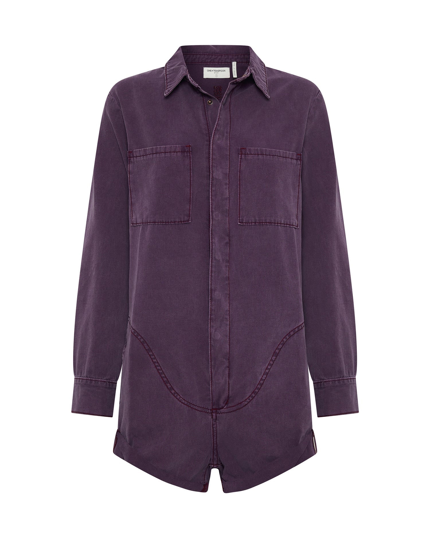 Products Canvas Prophecy Jumpsuit - Plum