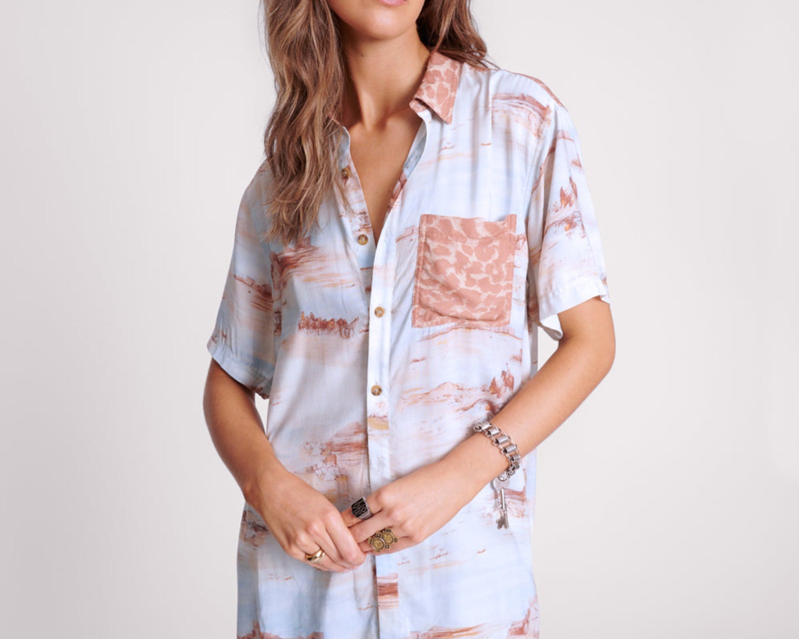 Cowboy Desert Ranch Shirt - Multi
