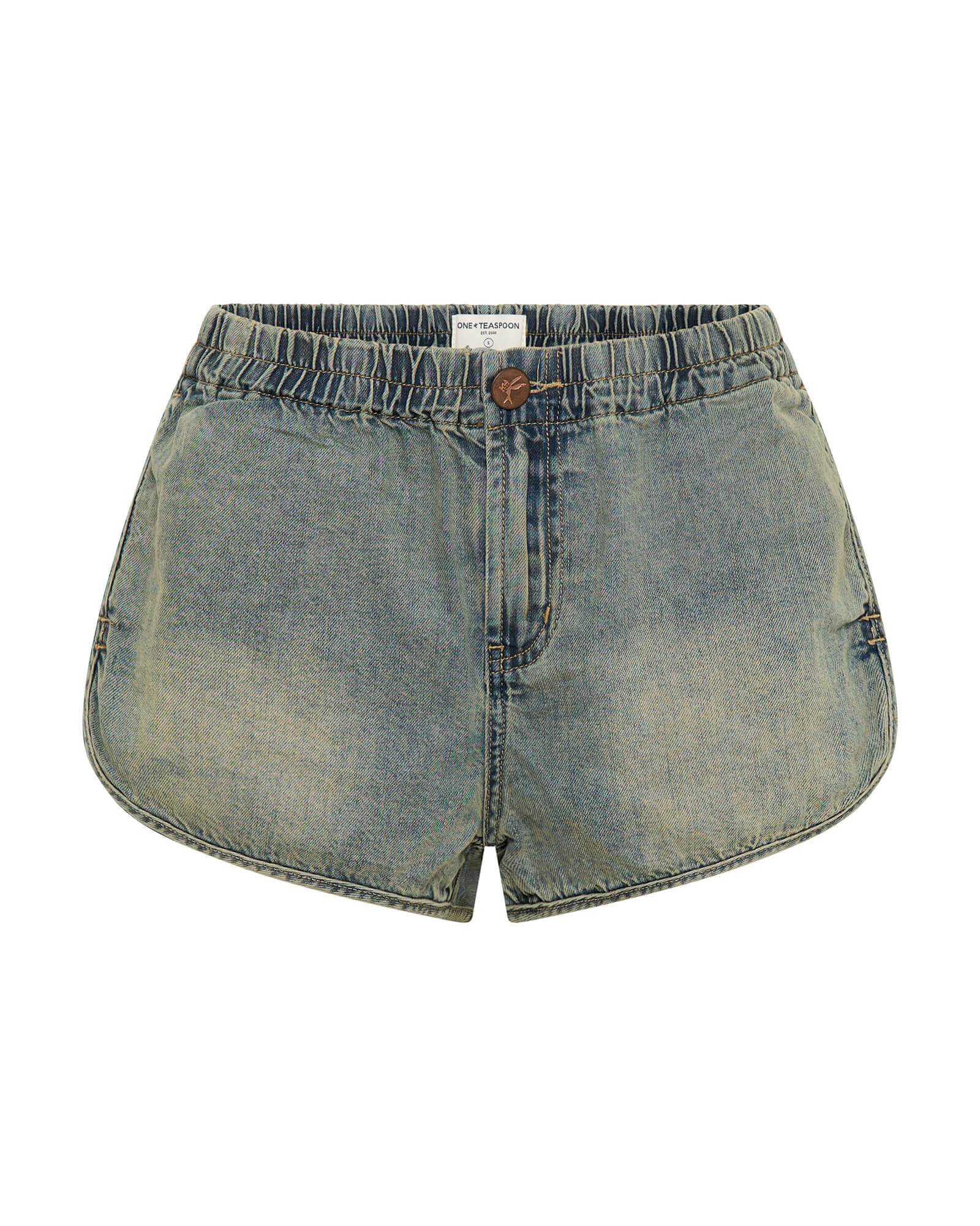 Blue Sand Dylan 70S Denim Shorts | One Teaspoon