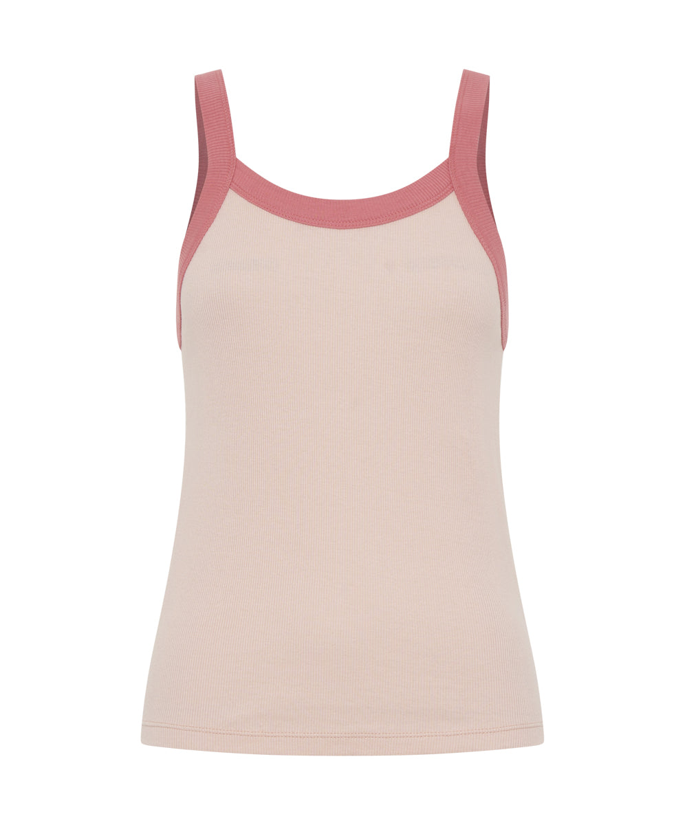 Last Stock RETRO AMIE COTTON RIB SINGLET