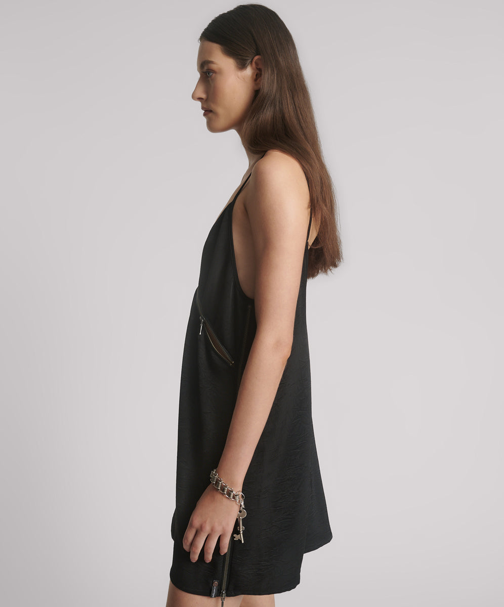 ワンピース GLOWNY G SLIP MINI DRESS BLACK GC24WTOP001BK ☆GLOWNY☆ G SLIP MINI DRESS BLACK GC24WTOP001BK G SLIP MINI