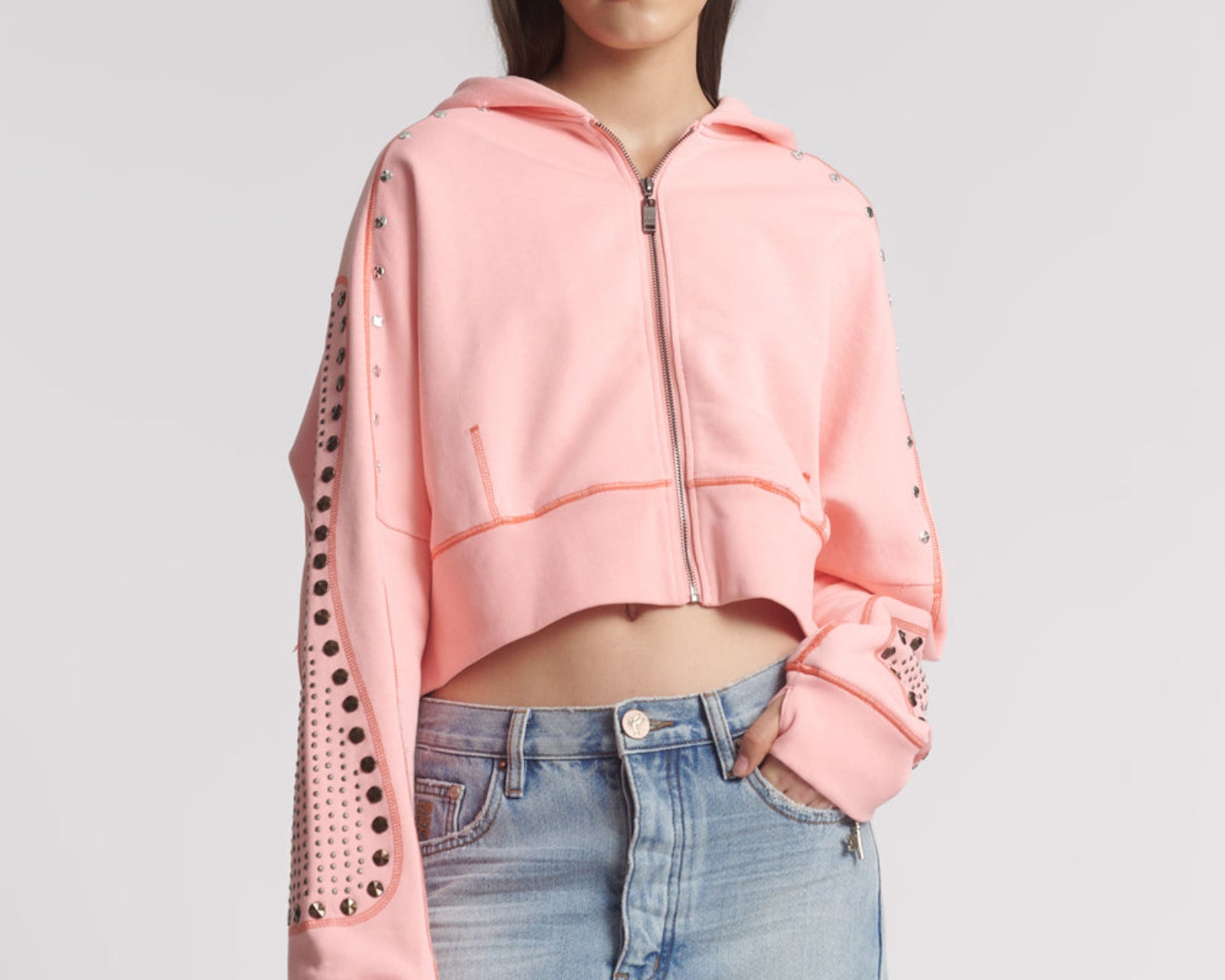 Junkyard Low Waist Relaxed Mini Denim Skirt - Blue Tobacco
