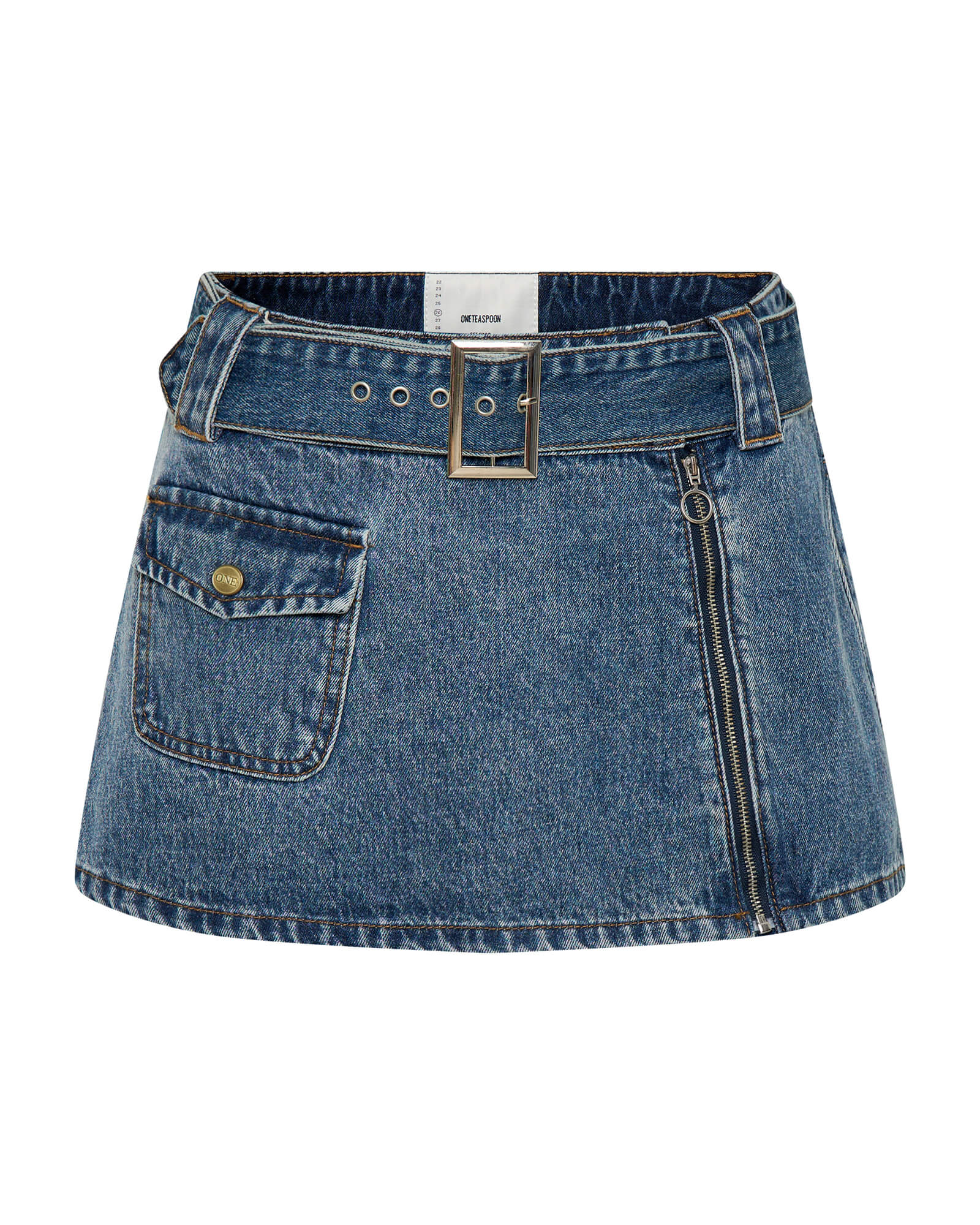 【INCHANT ME】Loti Denim Wrap Mini Skirt INCHANT ME】Loti Denim Wrap Mini Skirt (INCHANT ME/ミニ