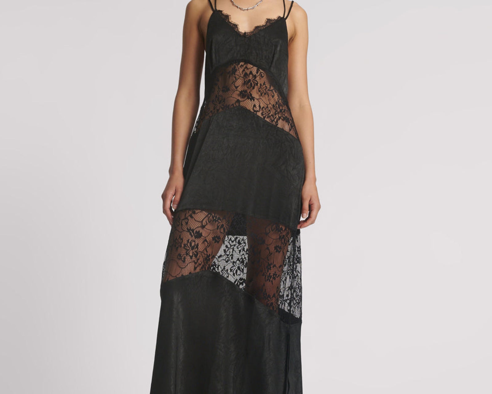 Winona Lace Long Slip Maxi Dress - Black | One Teaspoon Winona Lace Long Slip Maxi Dress - Black | One Teaspoon