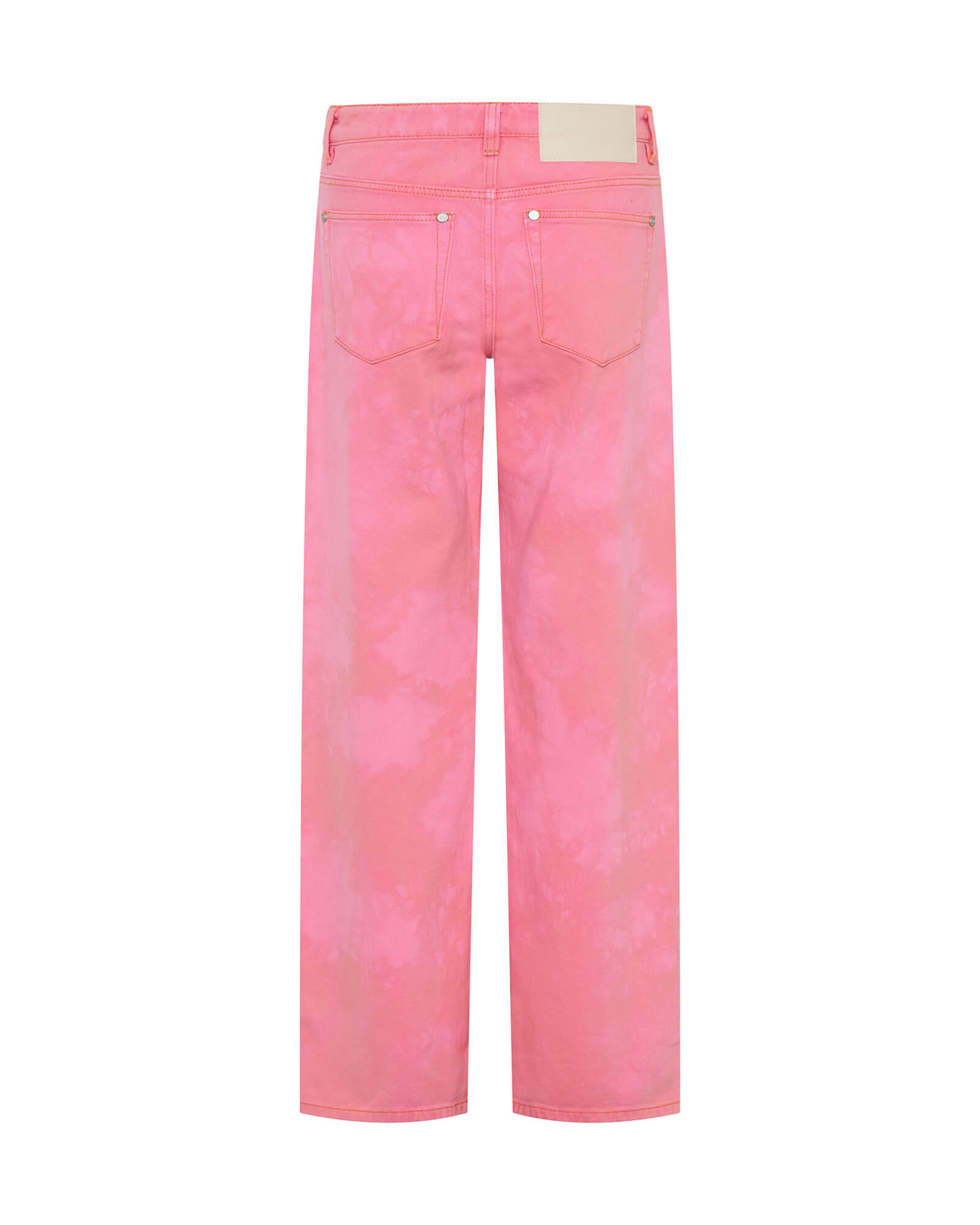 Jackson Mid Waist Wide Leg Denim Jeans - Pink Kiss | One Teaspoon