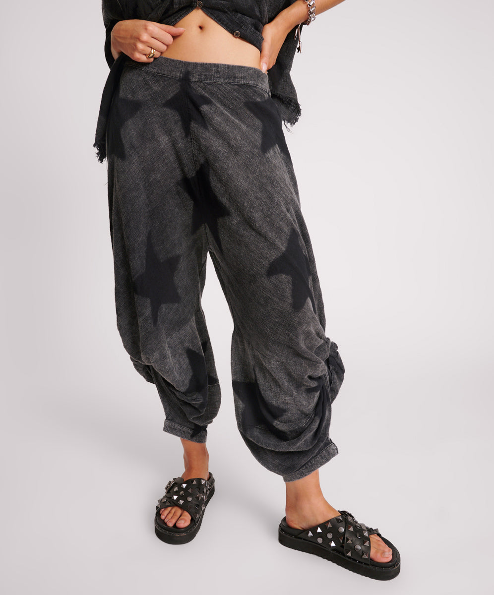 Products BLACK STAR MUSLIN GYPSY PANTS