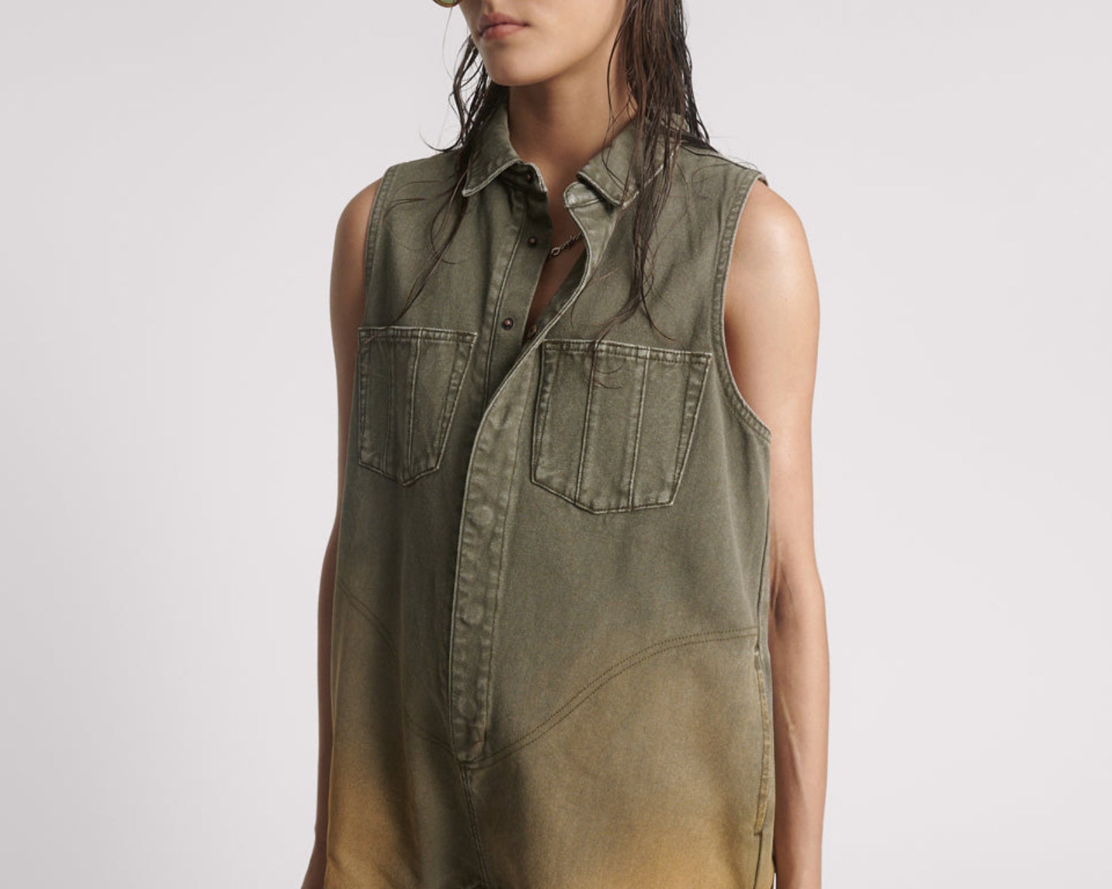 Braxton Mini Utility Canvas Jumpsuit - Desert Rust