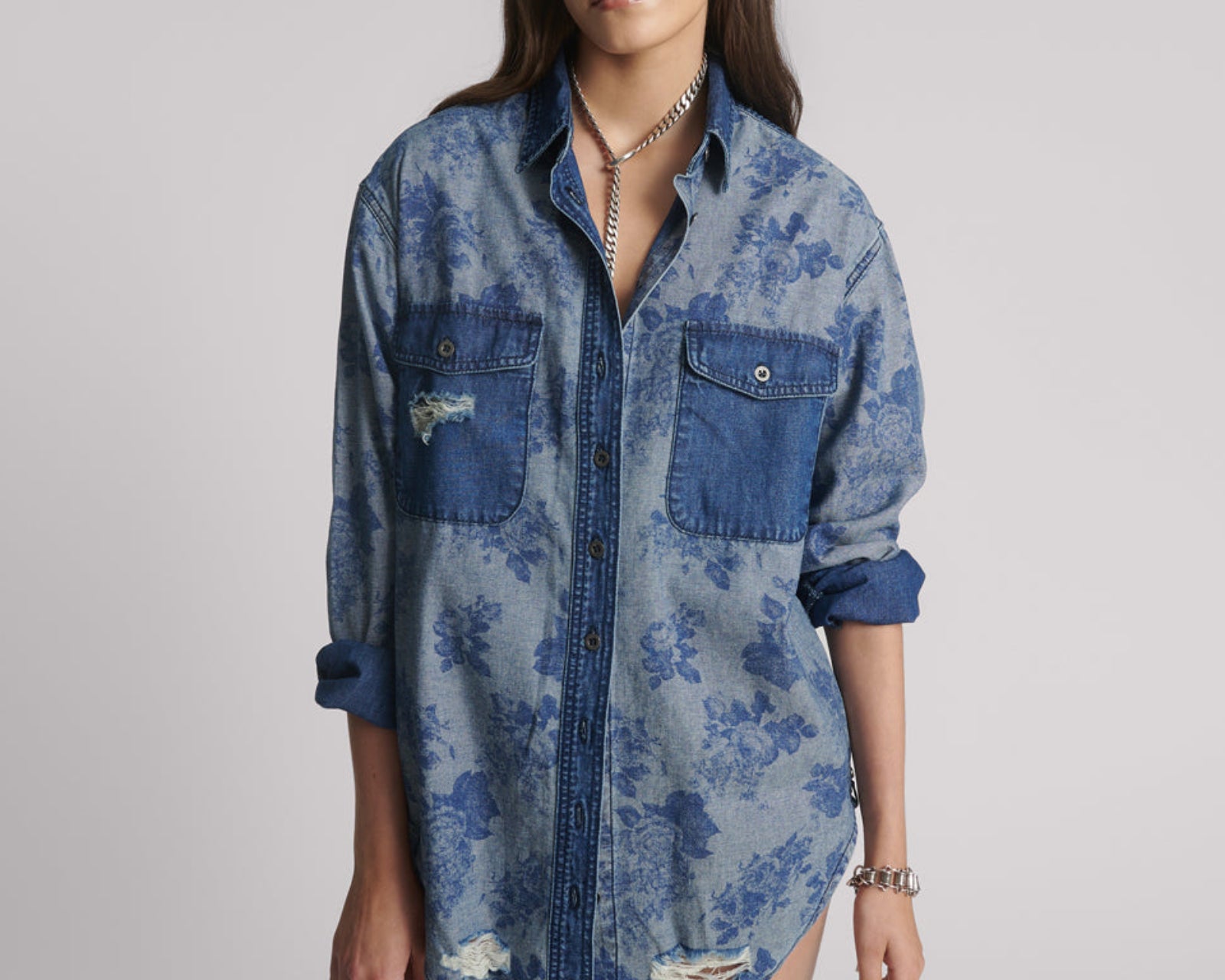 Everyday Denim Shirt - Rosewood