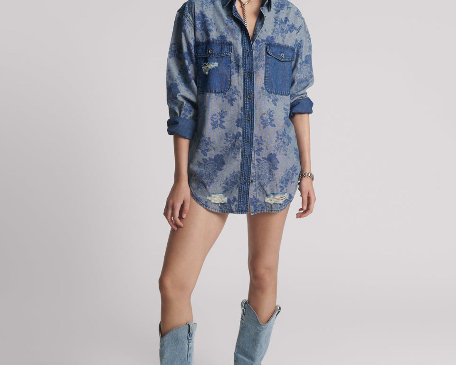 Everyday Denim Shirt - Rosewood
