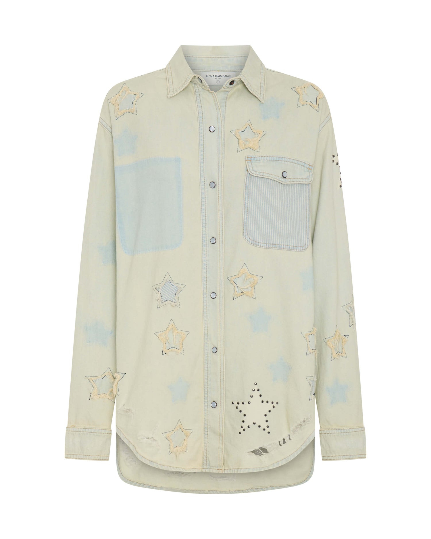 Women's Denim Tops Online Everyday Denim Shirt - Sundae Star
