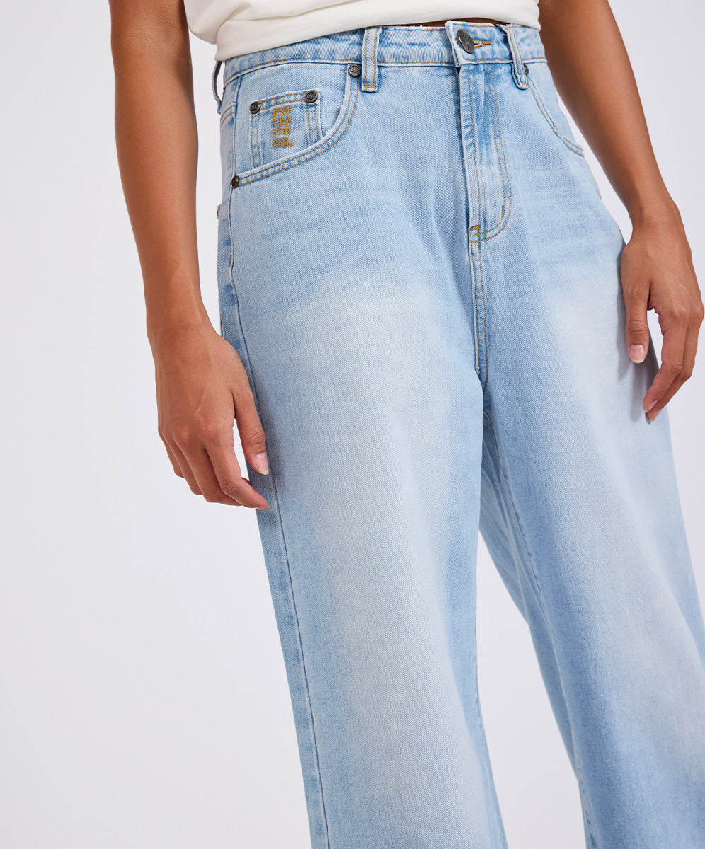 【andmary】heart hip wide denim Heart hip wide denim