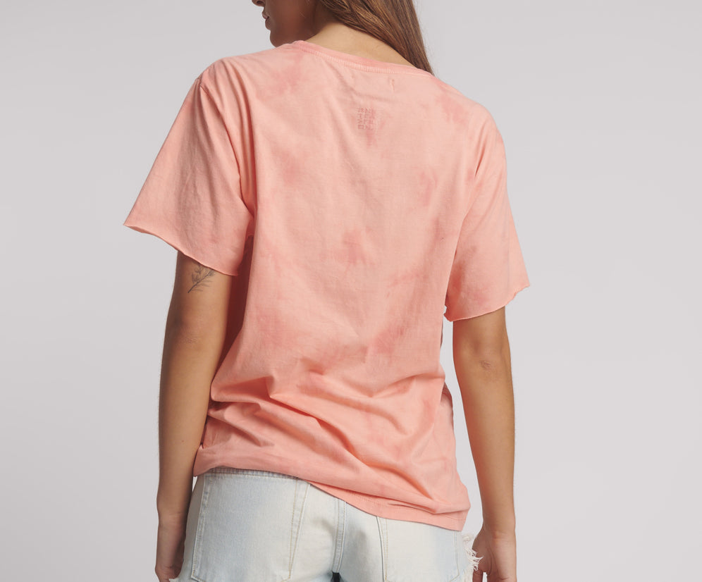 Love Sweat Tie Dye Boyfriend Tee | Pale Pink Love Sweat Tie Dye Boyfriend Tee | Pale Pink