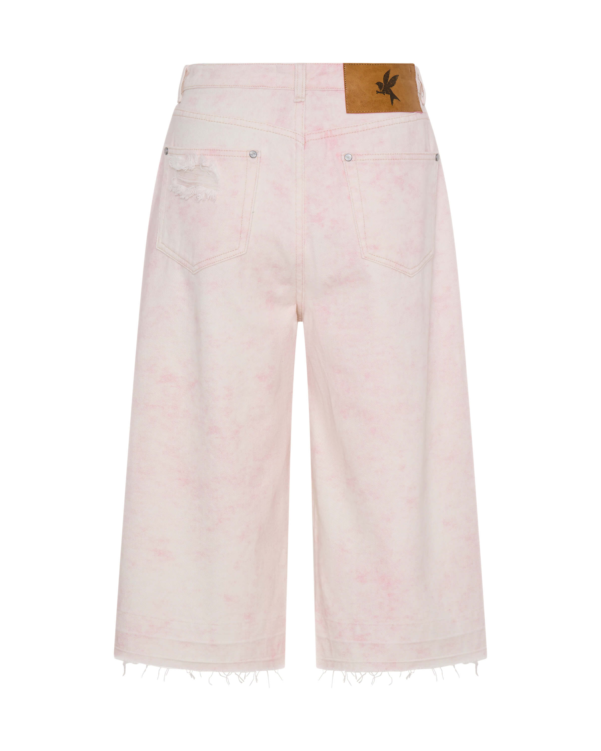 720'S Mid Waist Super Long Length Denim Jorts - Young Love | One
