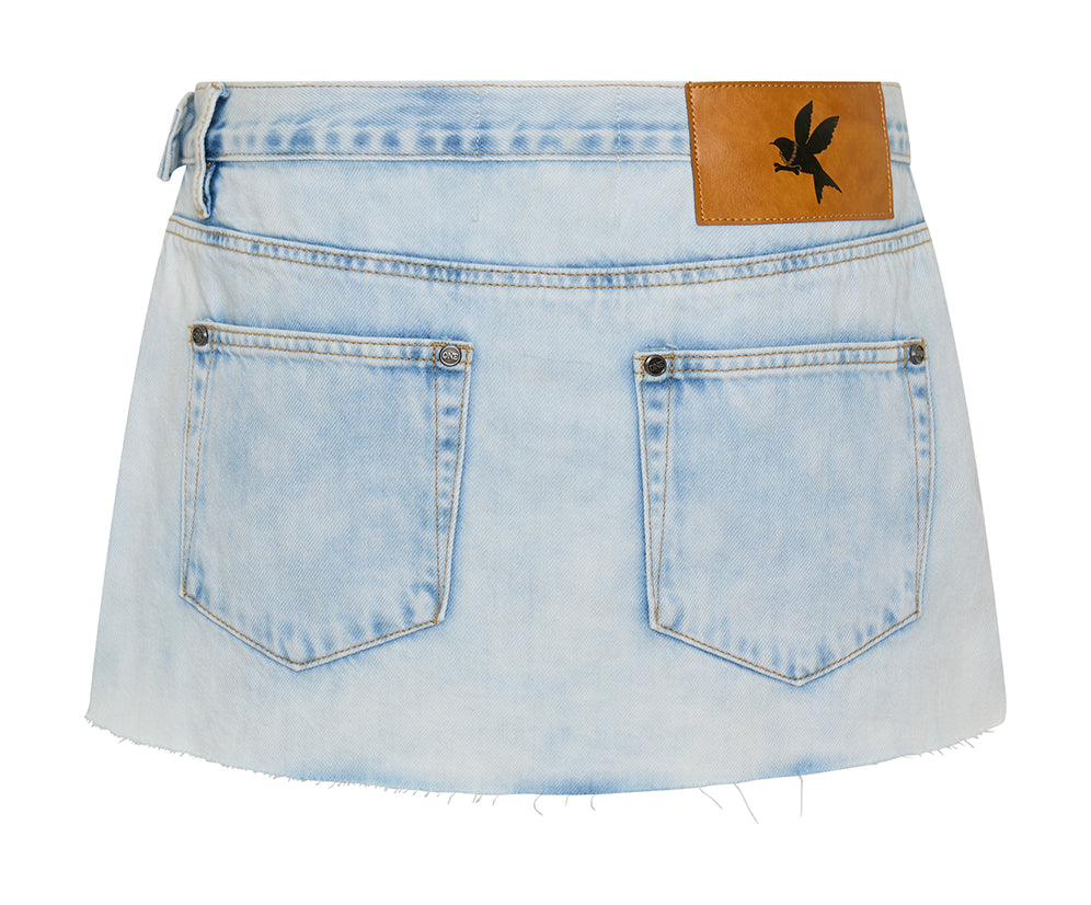 Micro Mini Wrap Around Denim Skirts Wrap Mini Denim Skirt Depeche