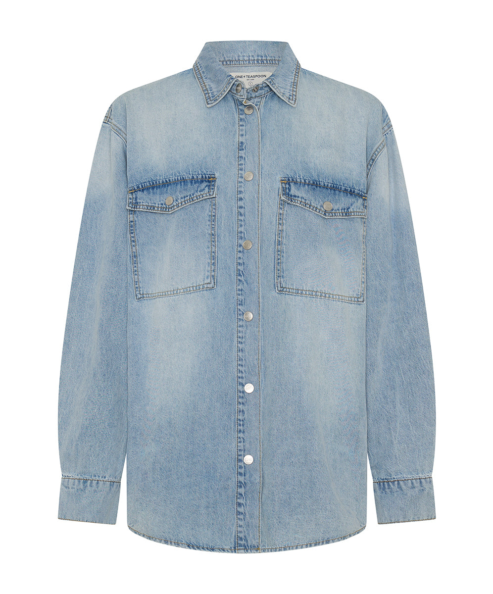 Essential Denim Shirt - Santa Cruz Blue