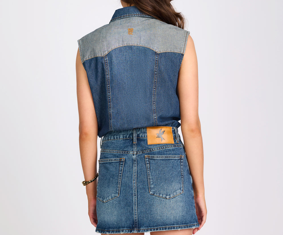 Sloane Denim Dress - Phoenix Blue