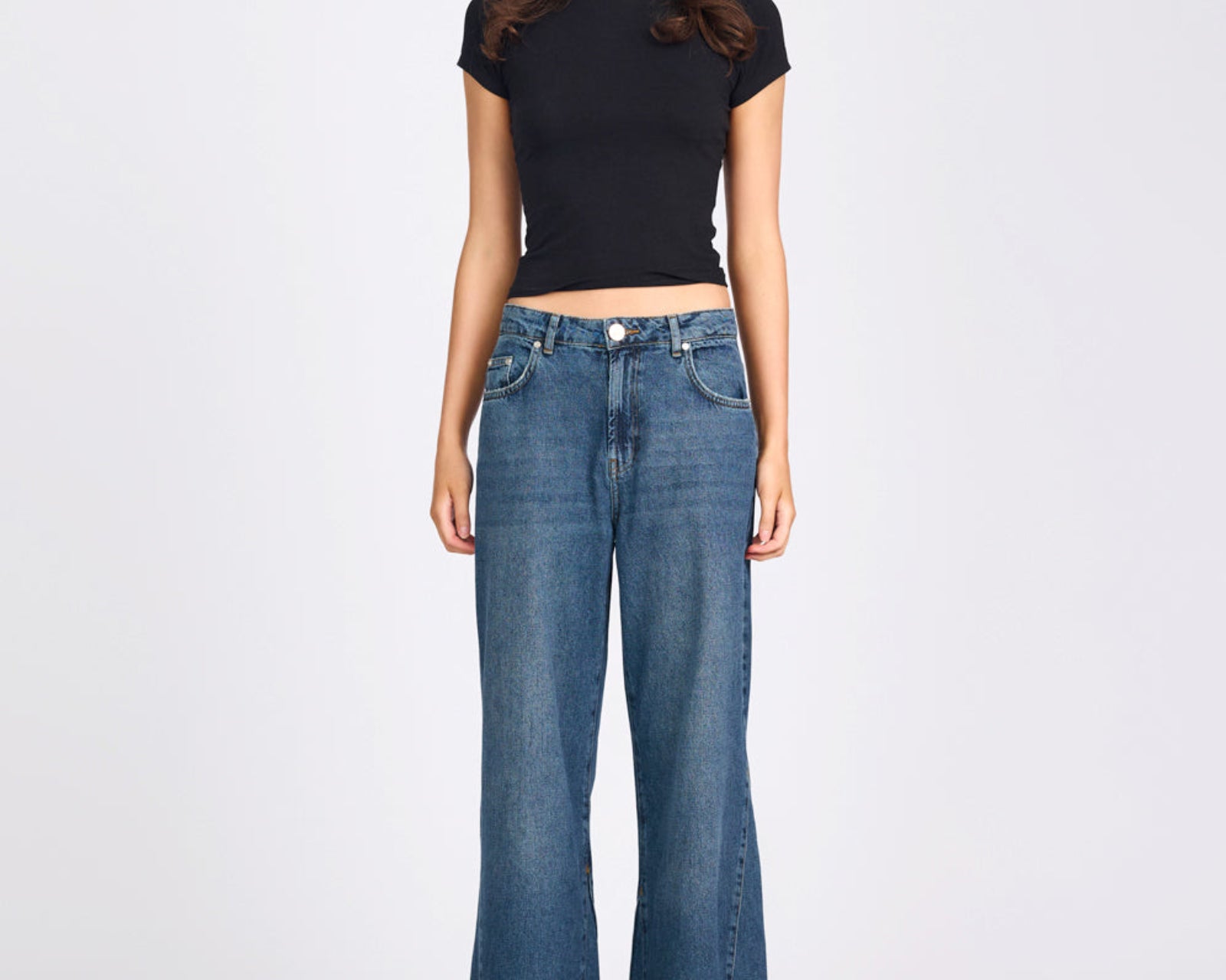 Cruisers Mid Waist Bootcut Flare Denim Jeans - Colorado Blue