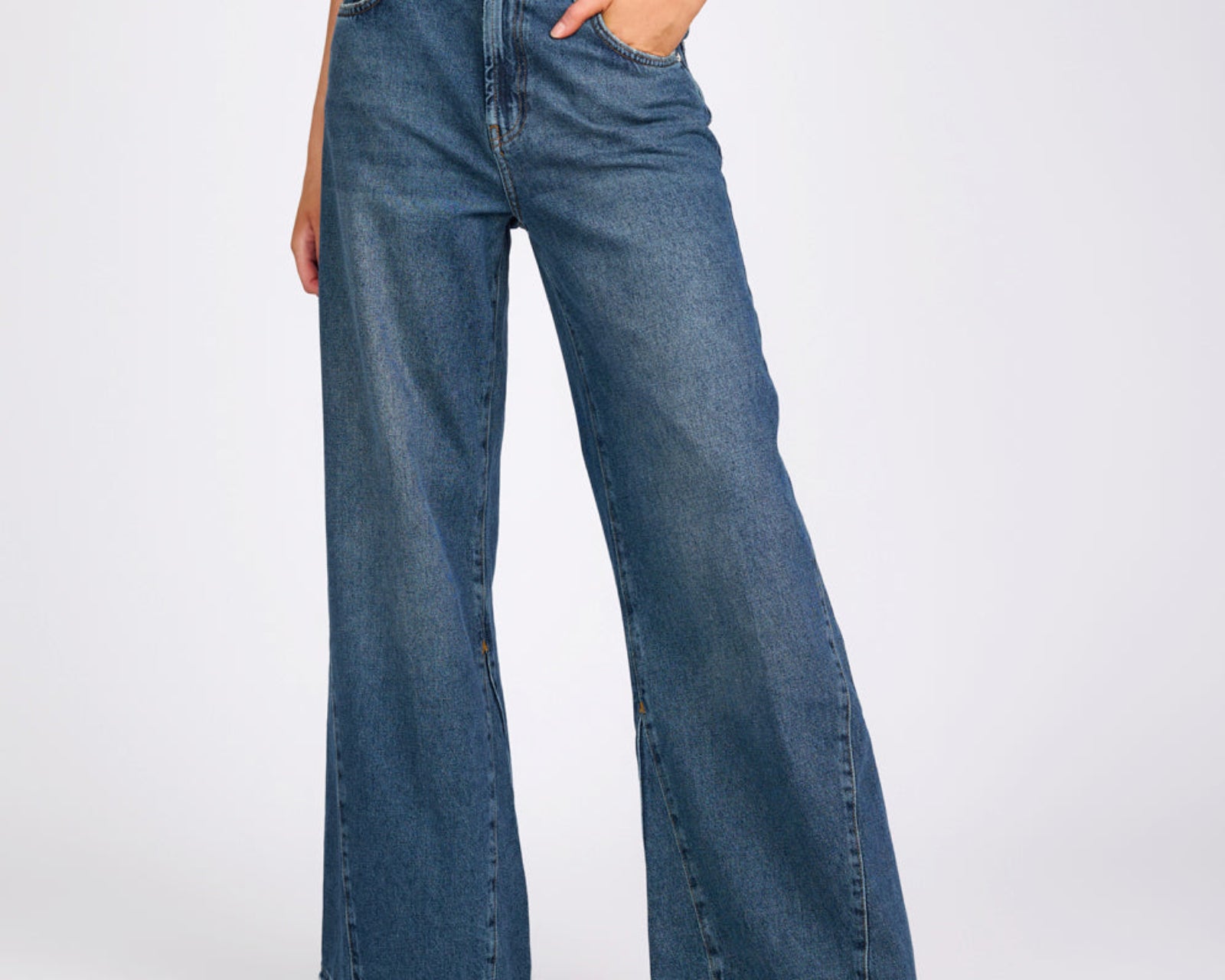 Cruisers Mid Waist Bootcut Flare Denim Jeans - Colorado Blue