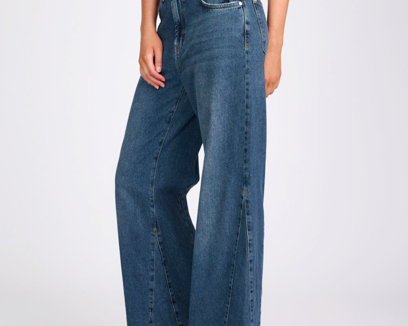 Cruisers Mid Waist Bootcut Flare Denim Jeans - Colorado Blue