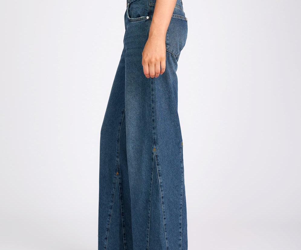 Cruisers Mid Waist Bootcut Flare Denim Jeans - Colorado Blue