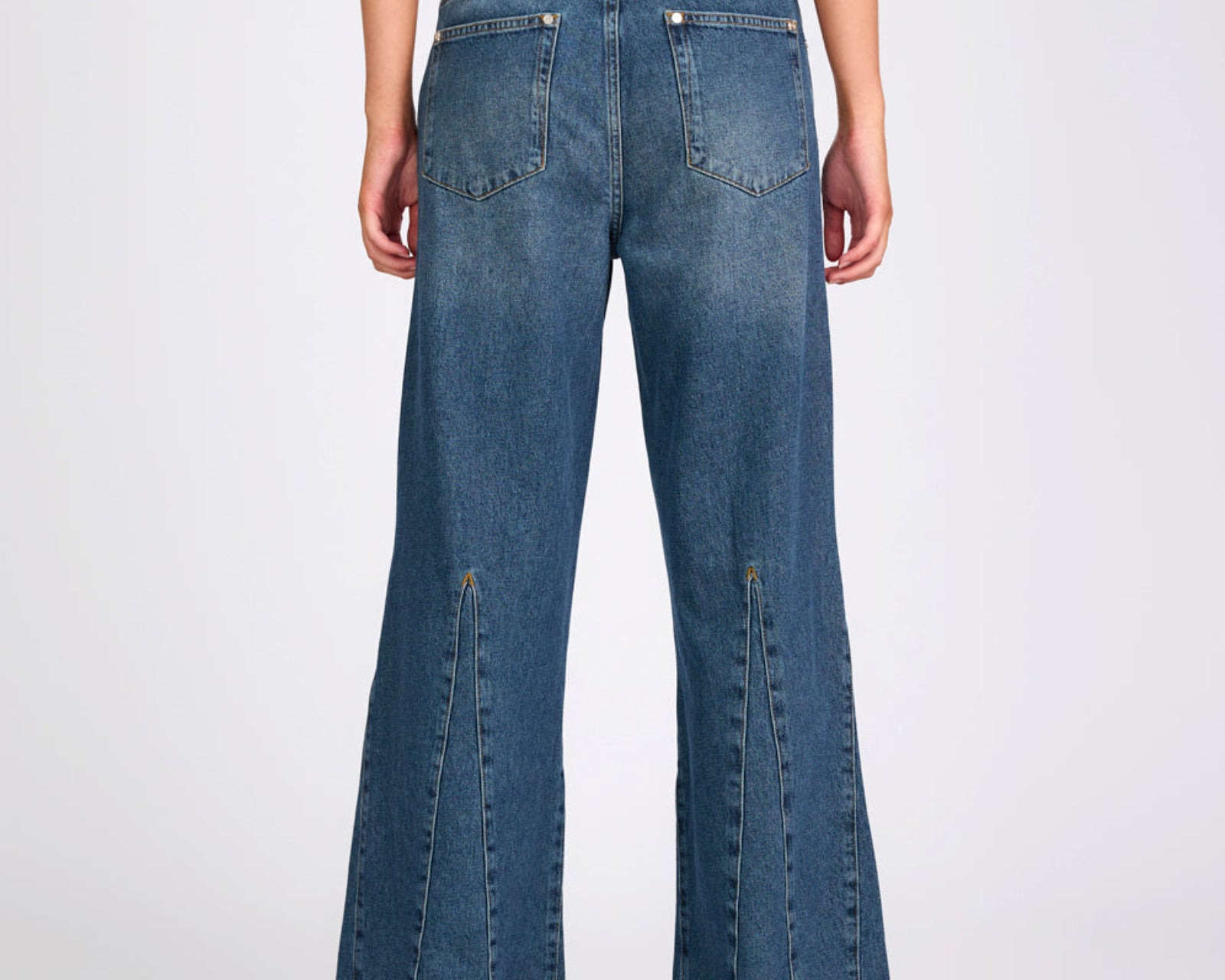 Cruisers Mid Waist Bootcut Flare Denim Jeans - Colorado Blue