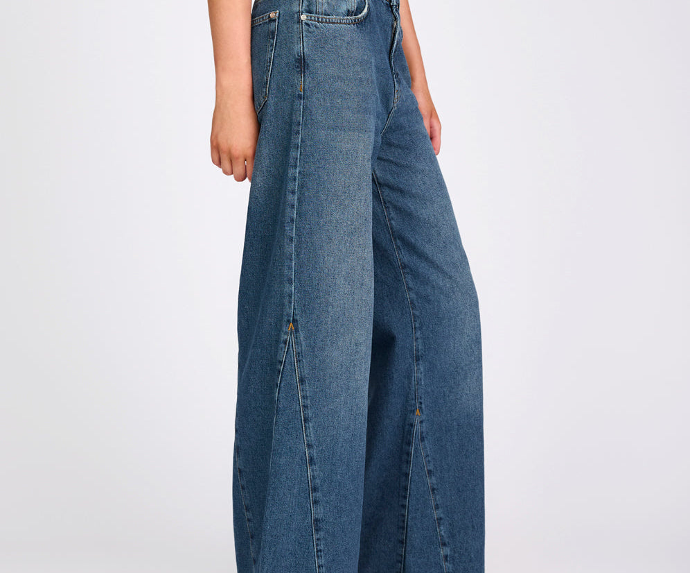 Cruisers Mid Waist Bootcut Flare Denim Jeans - Colorado Blue