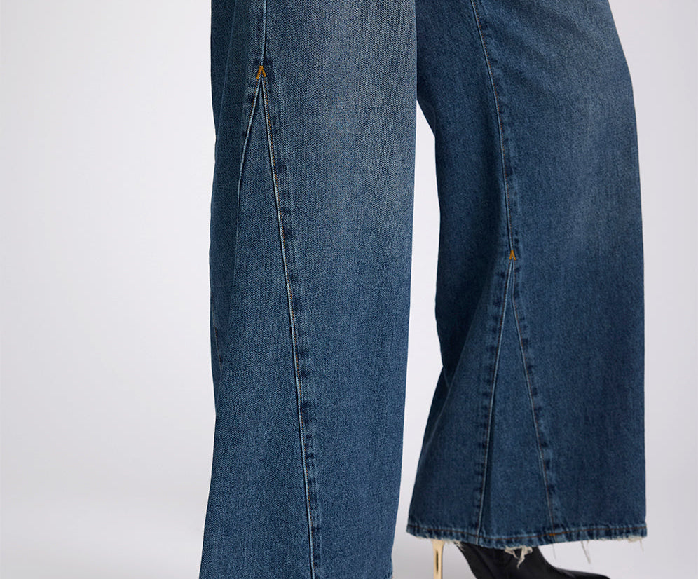 Cruisers Mid Waist Bootcut Flare Denim Jeans - Colorado Blue