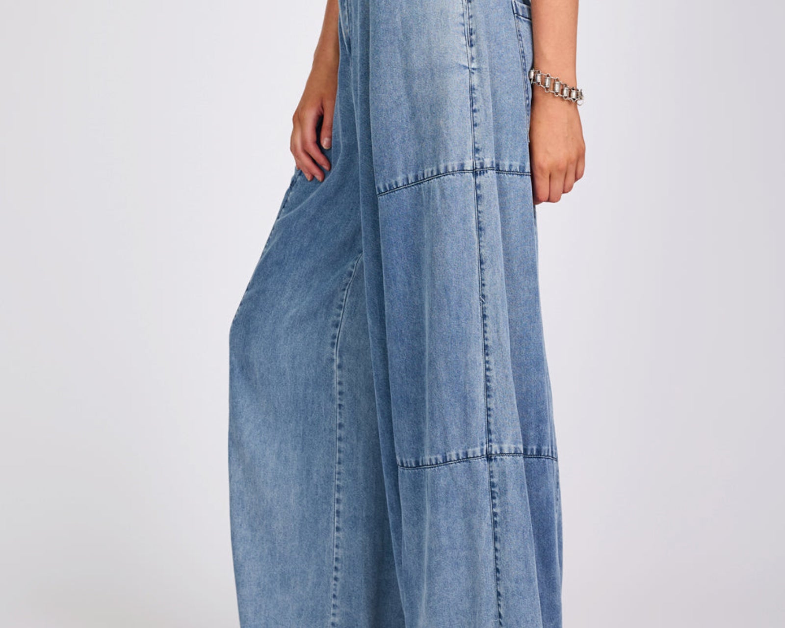 Marissa Tencel Palazzo Pants - Denim Blue