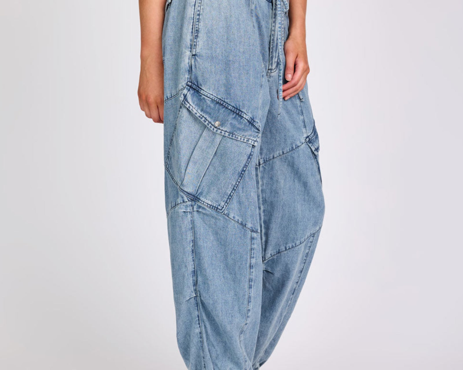 Utility Denim Flight Pants - Johnny Blue