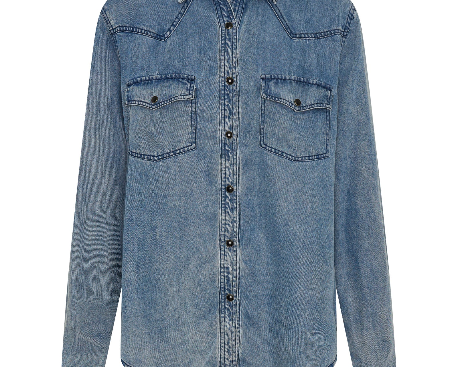 Tencel Western Shirt - Blue