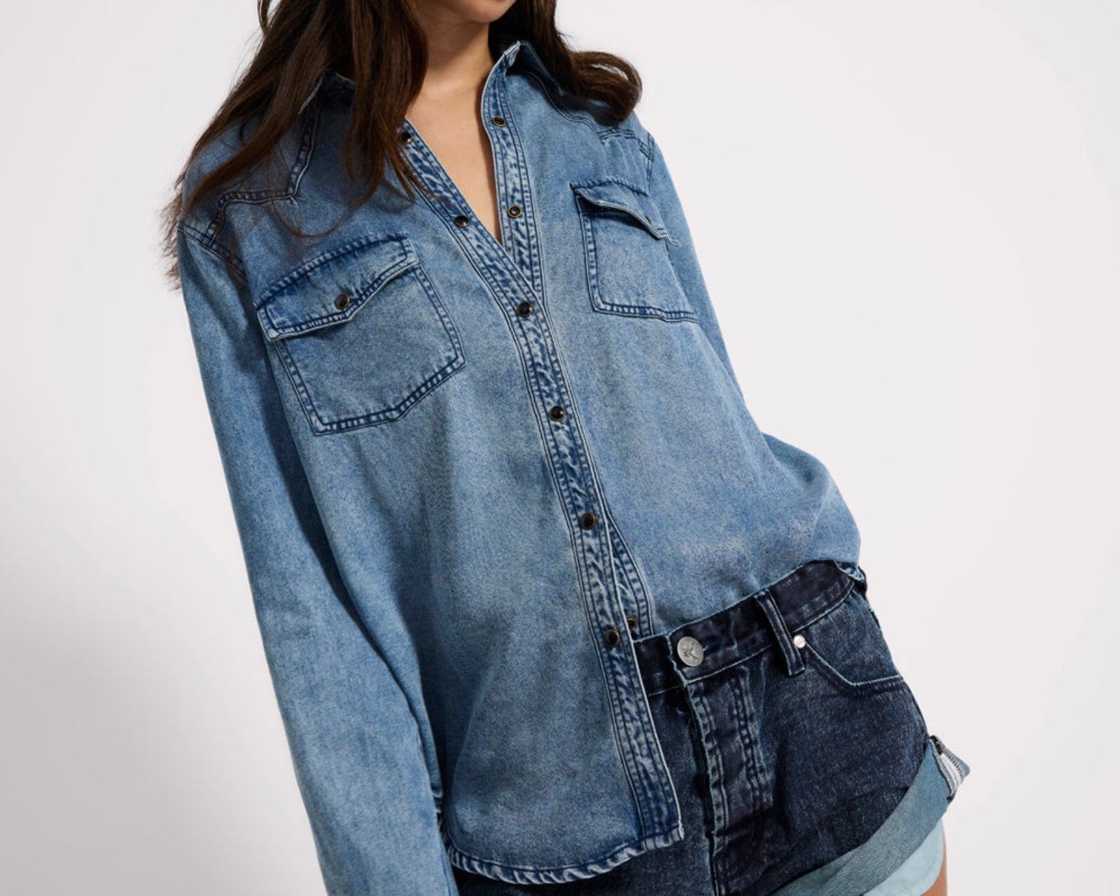 Tencel Western Shirt - Blue
