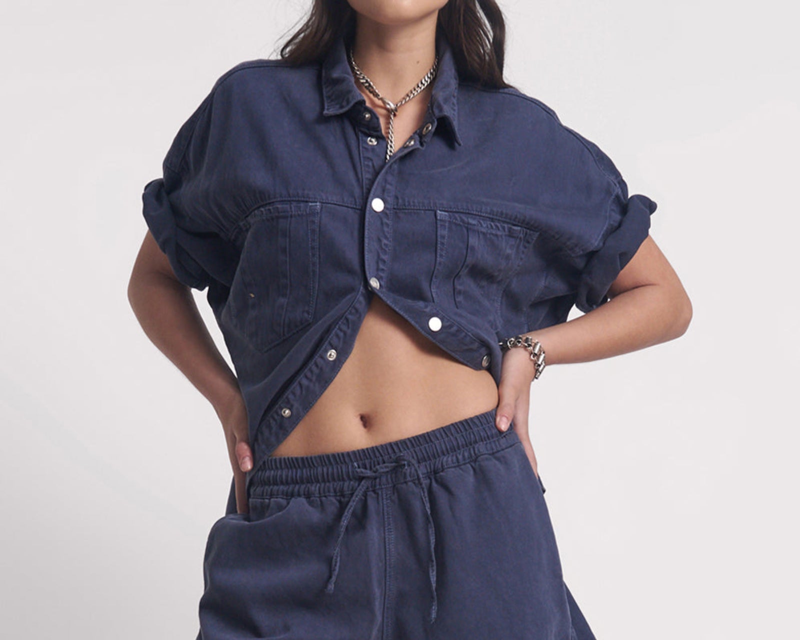 Denim Boxer Shorts - Midnight