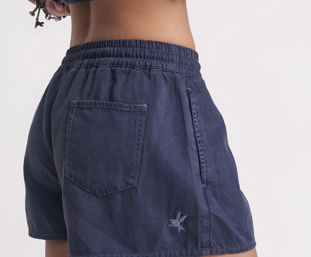 Denim Boxer Shorts - Midnight