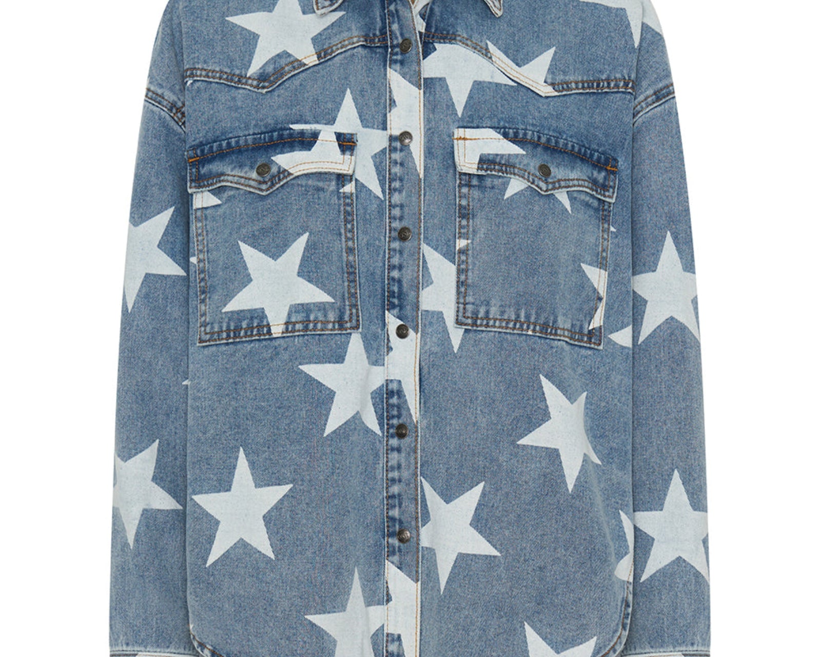 Daria Denim Shacket - Starwash