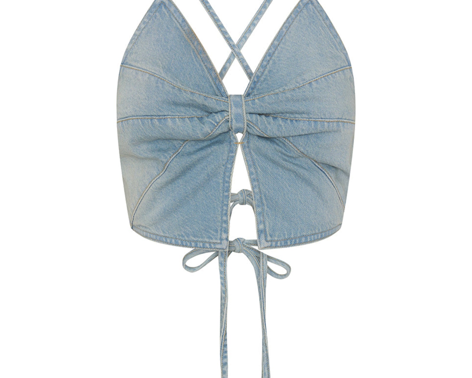 Denim Butterfly Top - Best Blue
