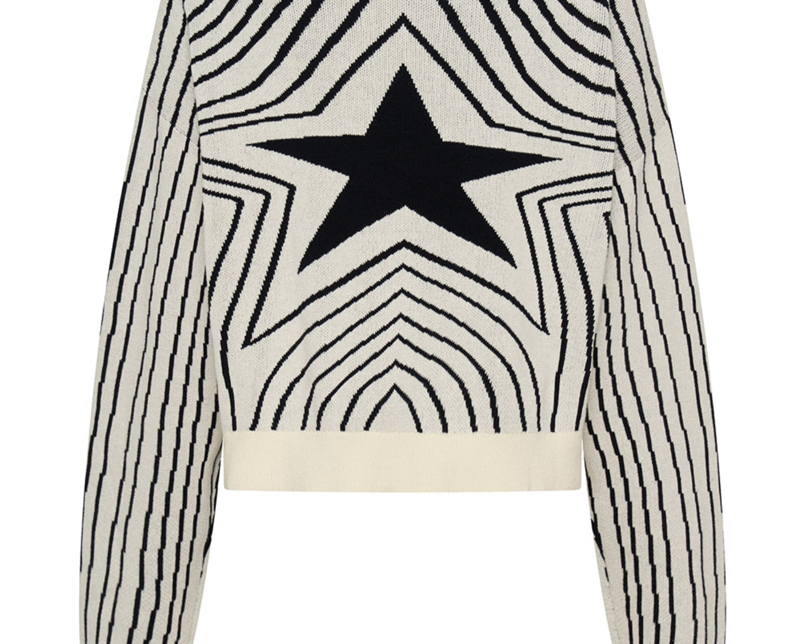 Star Gazing Knitted Sweater - Mono Print