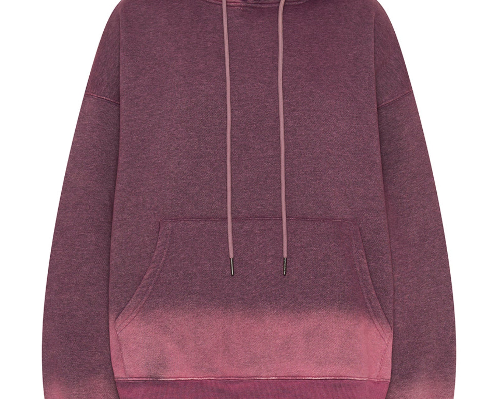 Smiley Batwing Hoody - Pink