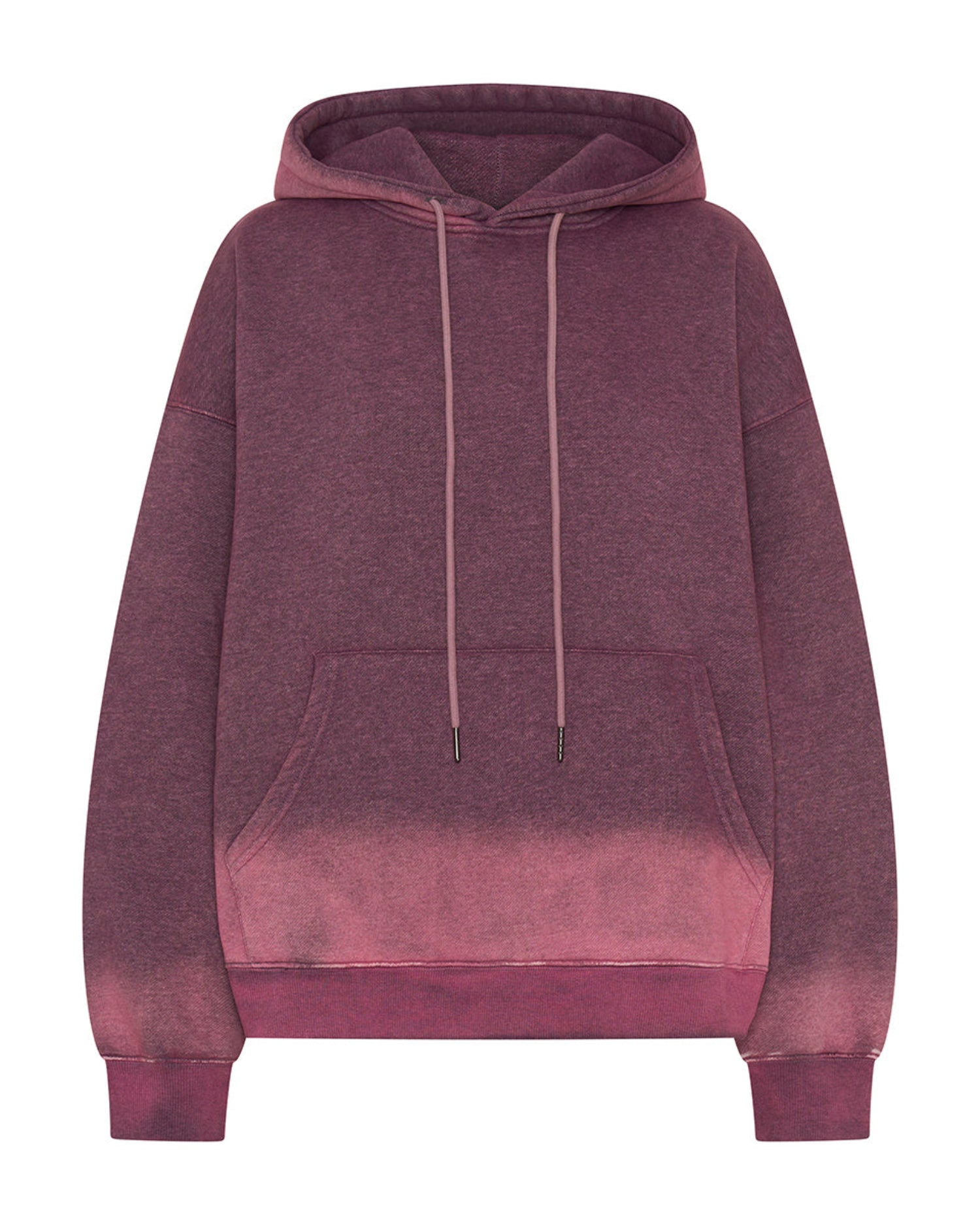 Women's Outerwear Smiley Batwing Hoody - Pink