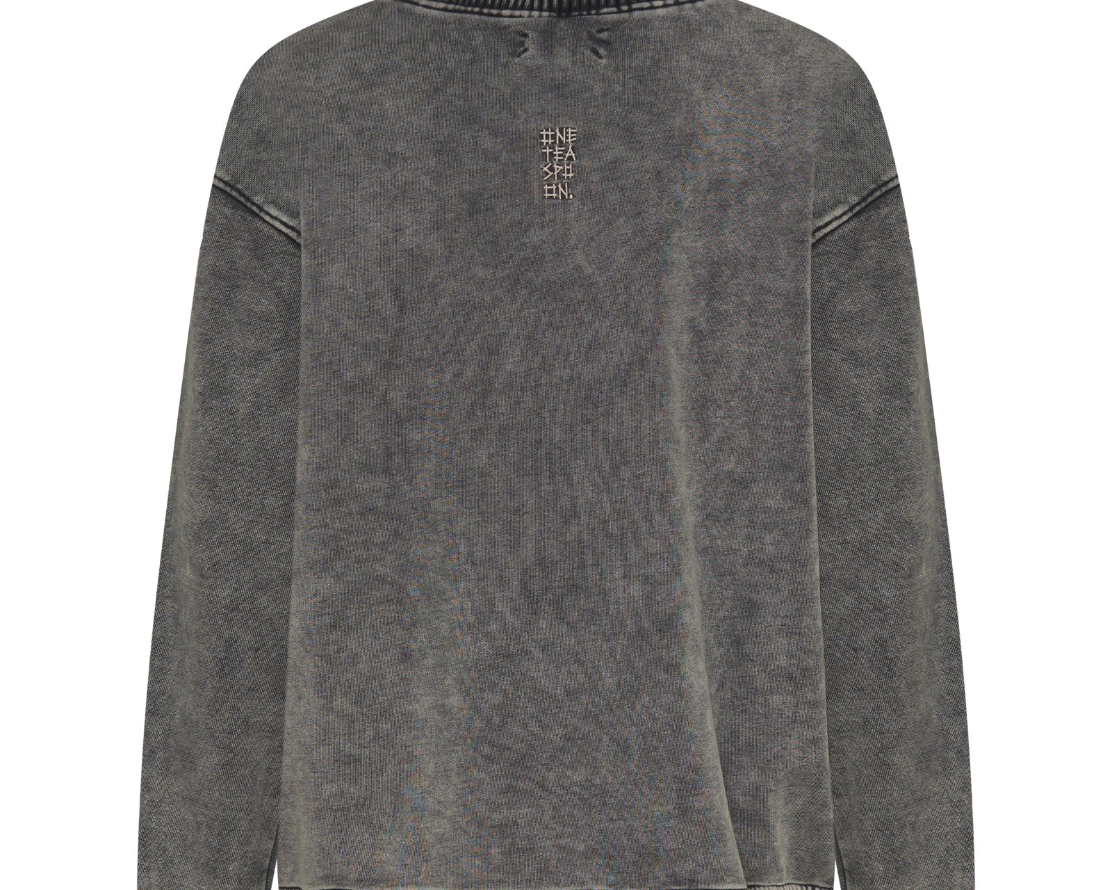 Fleece Roll Neck Sweater - Worn Black