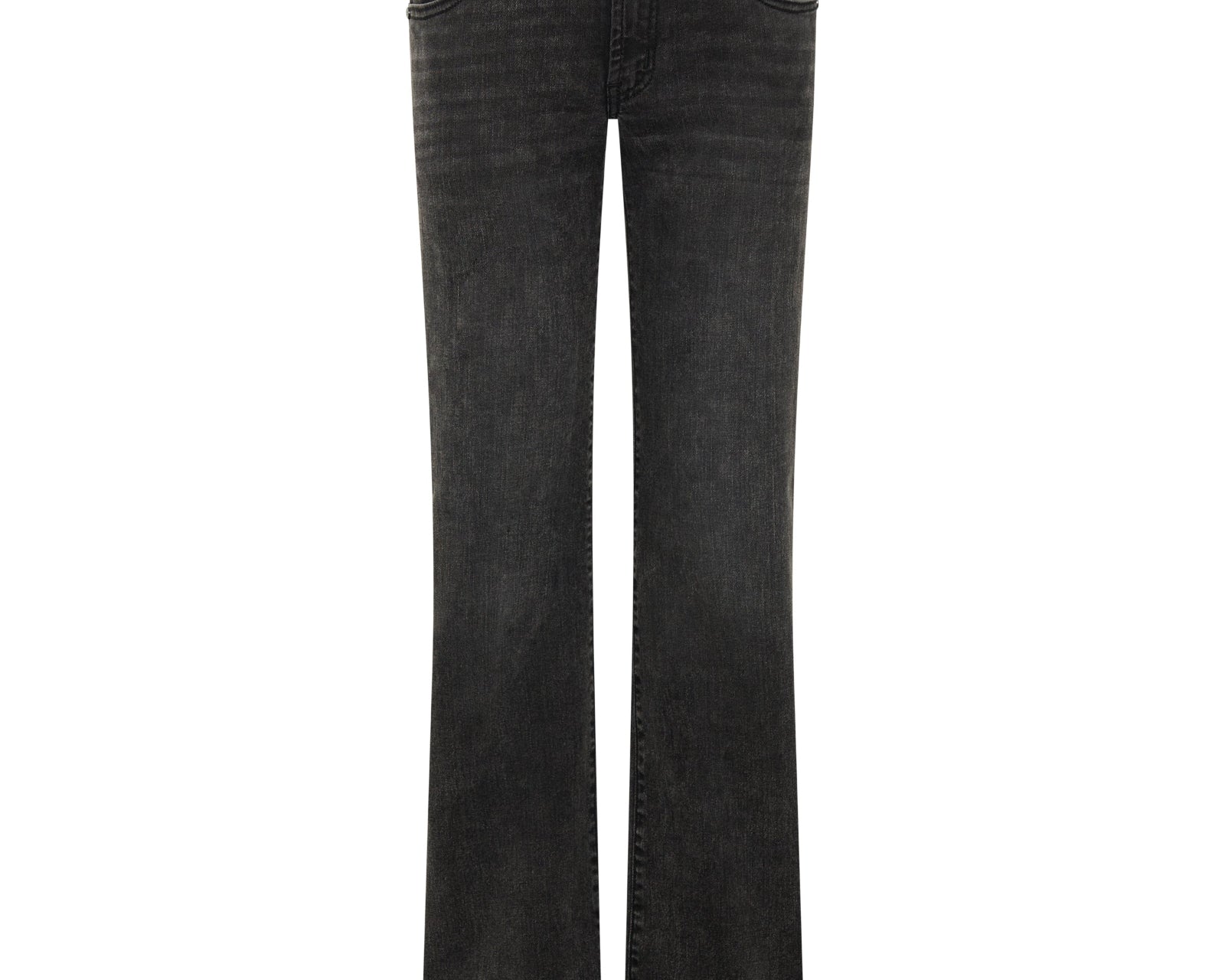 Alice Low Waist Bootcut Denim Jeans - Washed Black