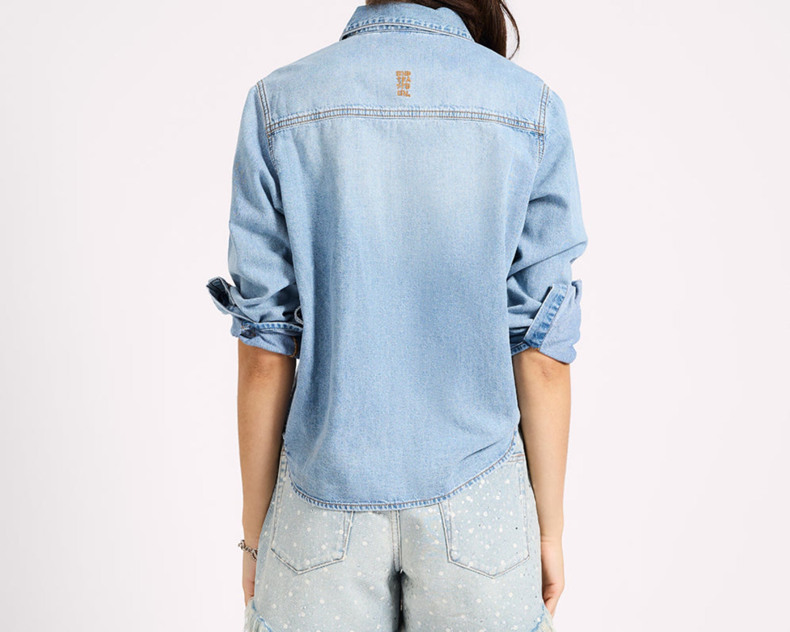 Nixie Classic Fit Denim Shirt - Fleetwood Blue