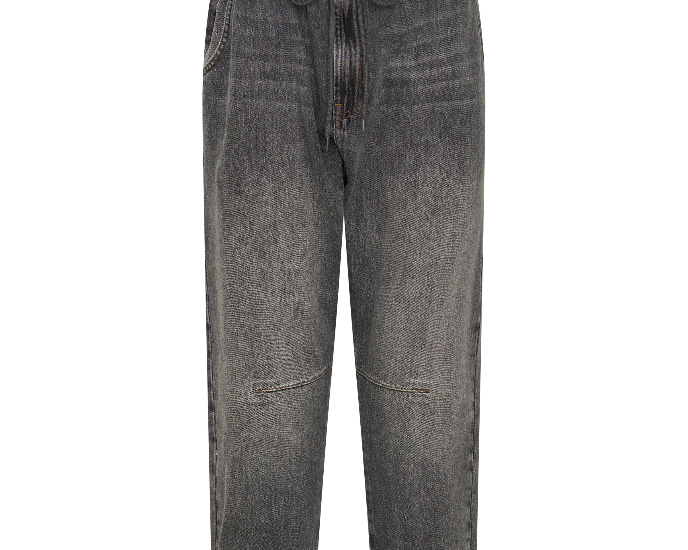 Outcasts Low Waist Drop Crotch Harem Denim Jeans - Charcoal Grey