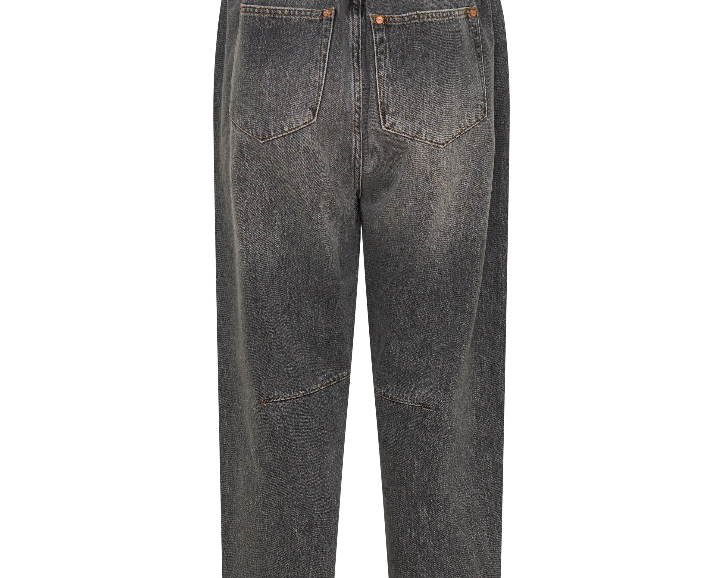 Outcasts Low Waist Drop Crotch Harem Denim Jeans - Charcoal Grey