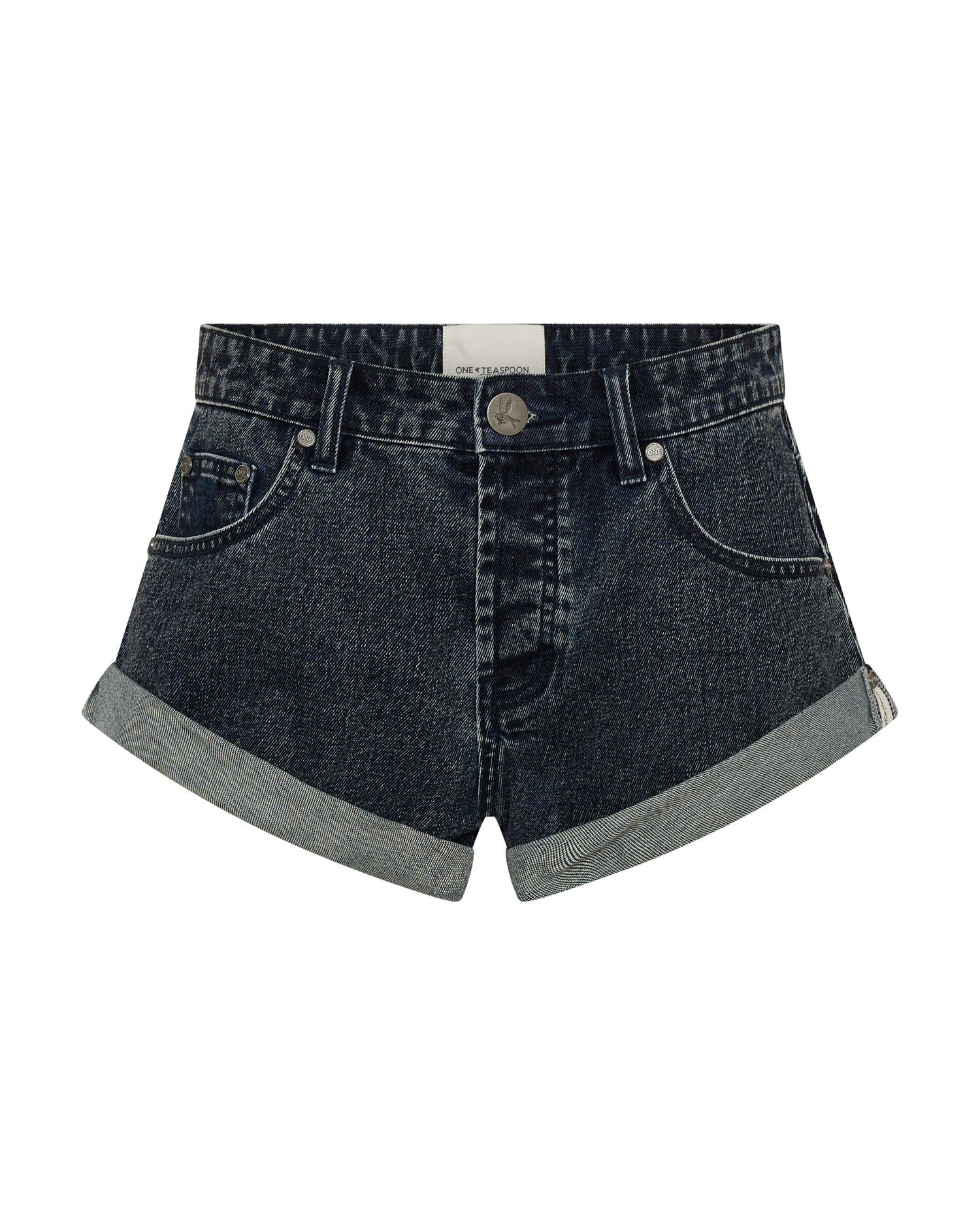 Bandits Bandits Low Waist Denim Shorts - Indigo Blue