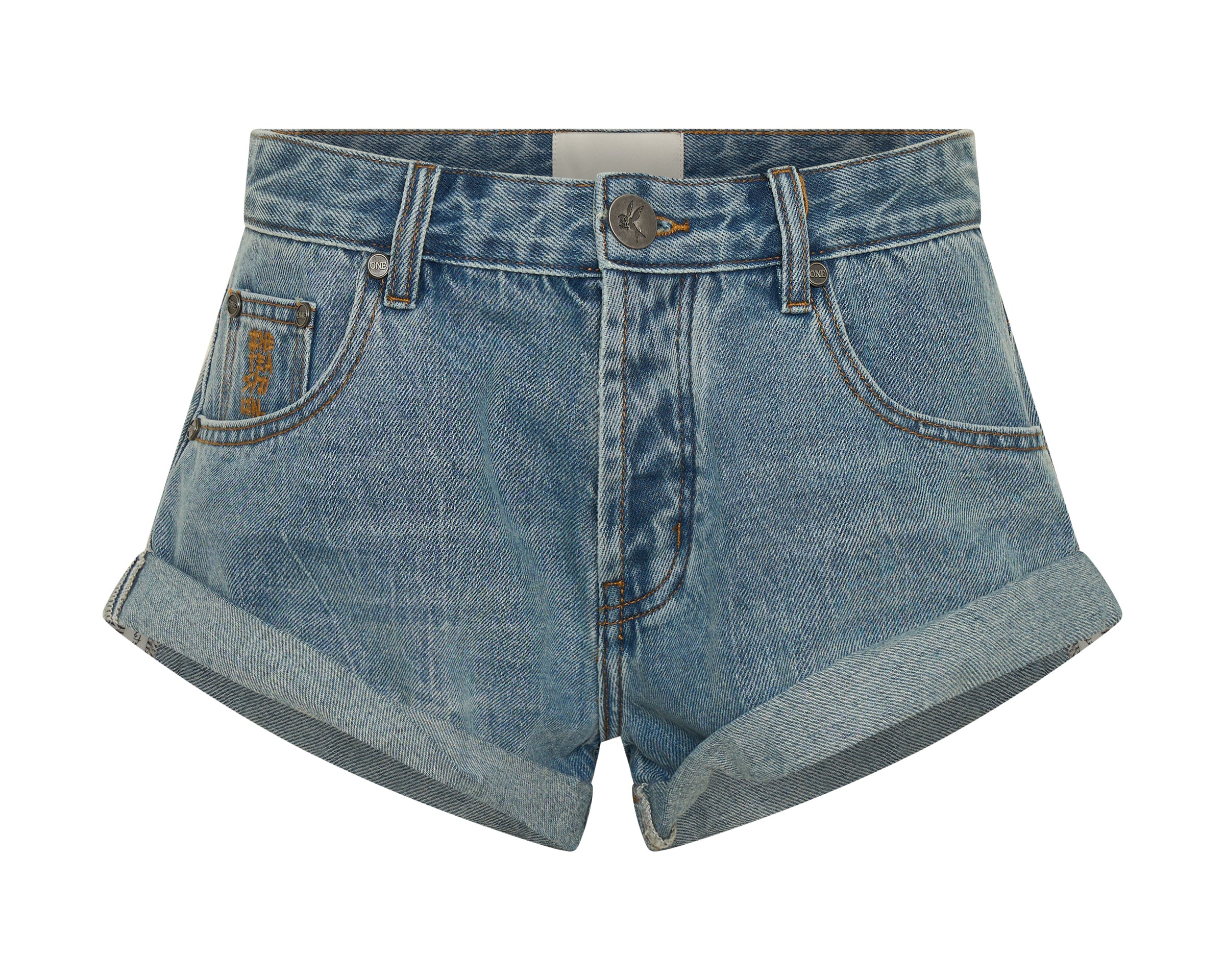 Bandits Low Waist Denim Shorts - Blue Crush