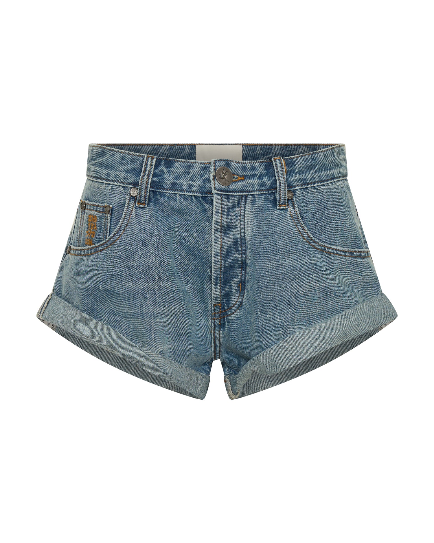 Bandits Bandits Low Waist Denim Shorts - Blue Crush