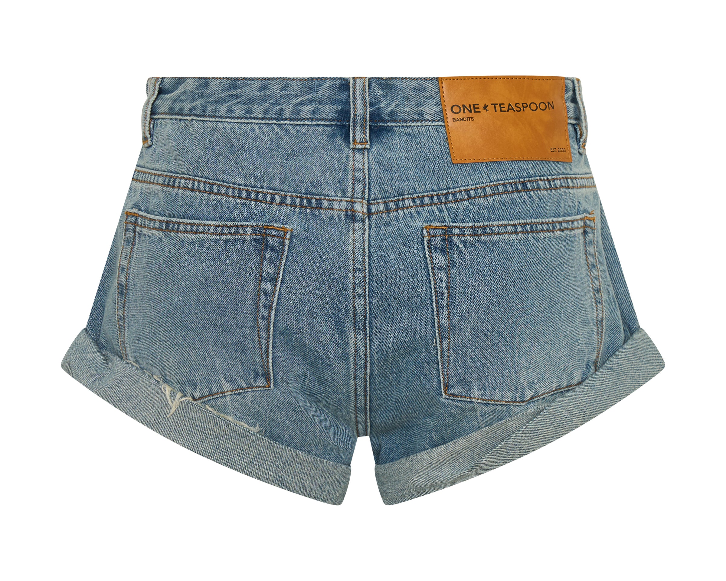 Bandits Low Waist Denim Shorts - Blue Crush